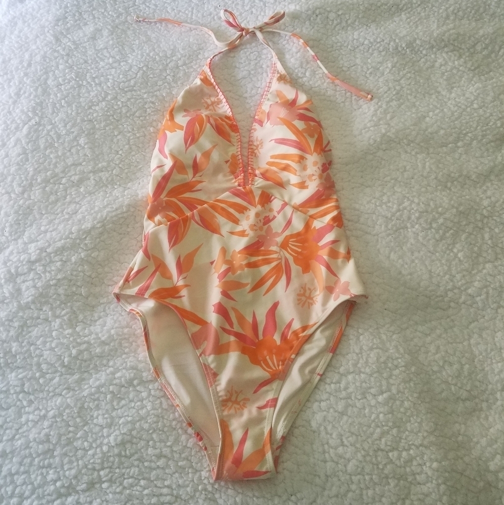 ACCESSORIZE LONDON Orange tropical palm one piece - Picture 6 of 13